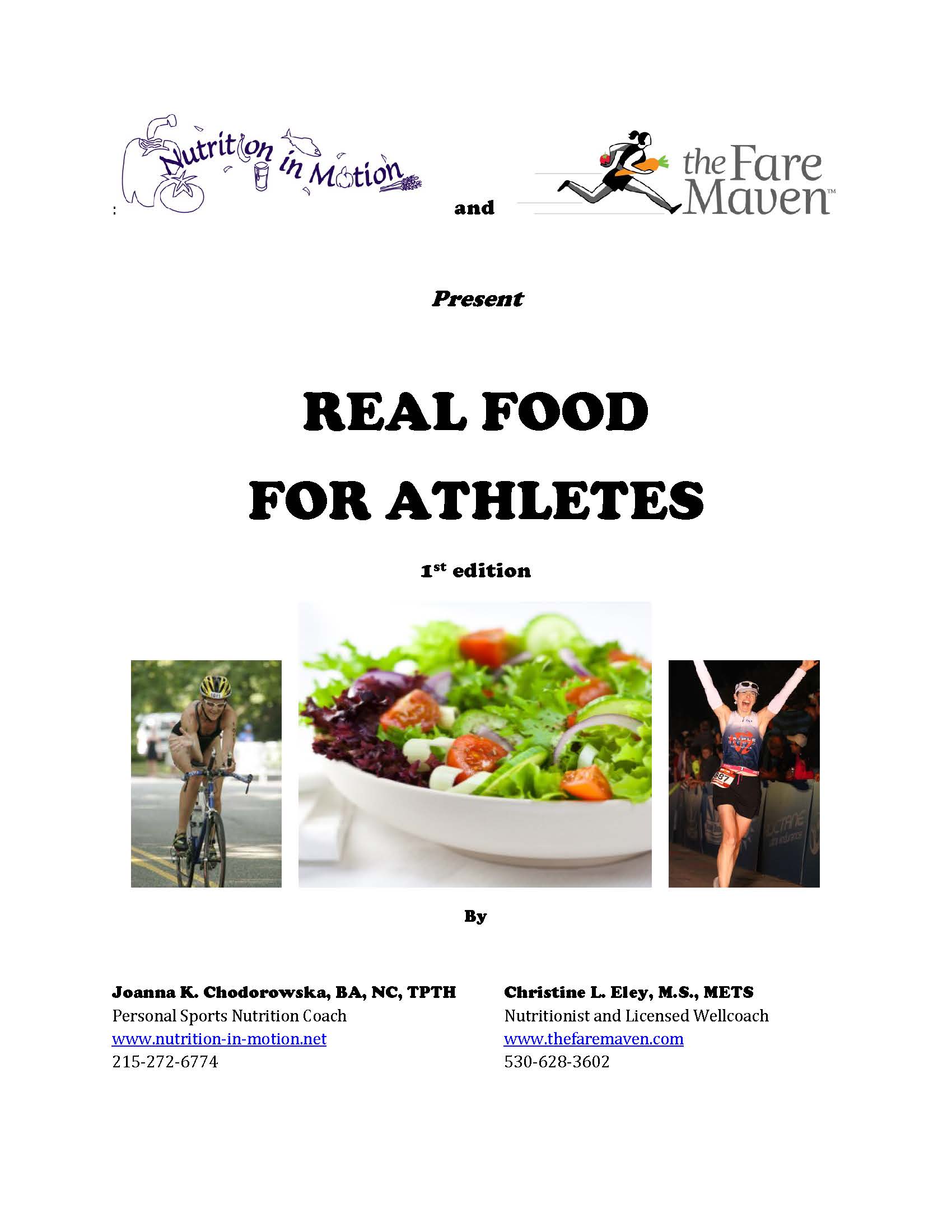 Real Food For Athletes book is here!